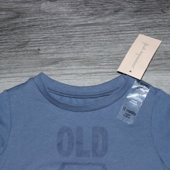 First Impressions Infant/Toddler Long Sleeve T-shirt-Blue-size 18 Months-NWT - Picture 3 of 5
